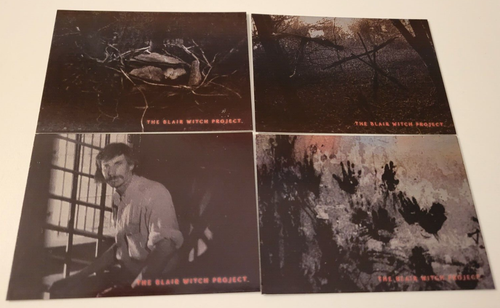 1999 The BLAIR WITCH PROJECT Foil CHASE Insert CARD SET 4/5 NM/MT Topps HORROR - Picture 1 of 14