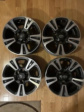 Set Of 4 - 17" Toyota Tacoma Machined Charcoal Factory OEM 75193 Rim 2016-2019