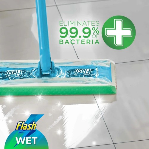 Flash Speedmop Refills Lemon & Wild Orchid Speed Mop Kitchen Wipes Refill 24 - Picture 2 of 5