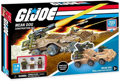 G. I. Joe Mean Hund Militärfahrzeug Spielzeug Bauset 205 Teile Spielset Kinder