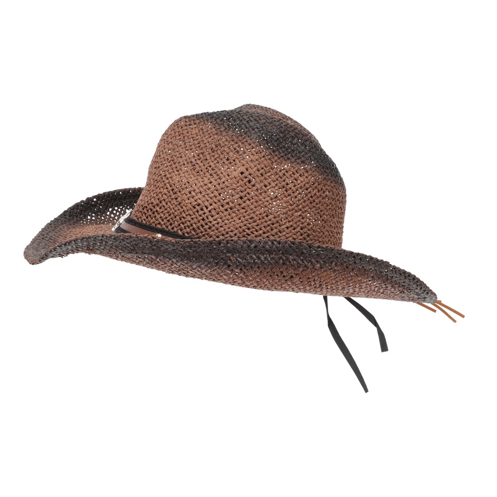APL Cappello di paglia donna big grimmed uomo bambino cappello cowgirl western regolabile