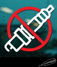 Diesel No Spark STICKER VINYL DECAL CUMMINS DURAMAX ROLL COAL DIRTY