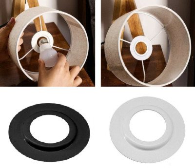 Neu Lampenschirm Reduzierring Scheibe Metallplatte Adapter Konverter Leuchten