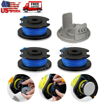 3PCS String Trimmers Spools Cap For Ryobi OLT1825 OLT1830H