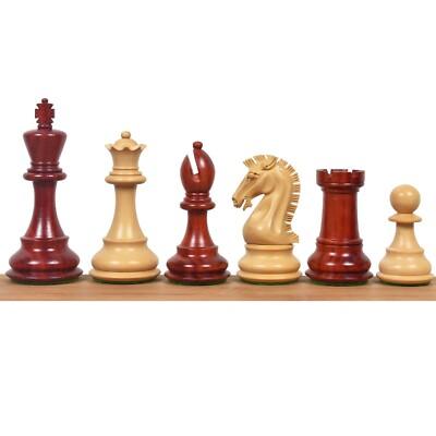 3,9 ''Handwerker Staunton Schachfiguren Nur Set - Doppelt gewichtet Knospen-Pa