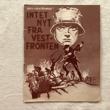 Ganz ruhig an der Westfront Lew Ayres Louis Wolheim 1930 Dänisches Filmprogramm