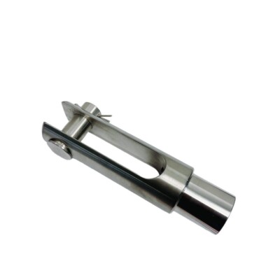 Marine 3/4''-10 Left Handed Threaded Yoke End 5,200 Lbs WLL Stainless Steel T316