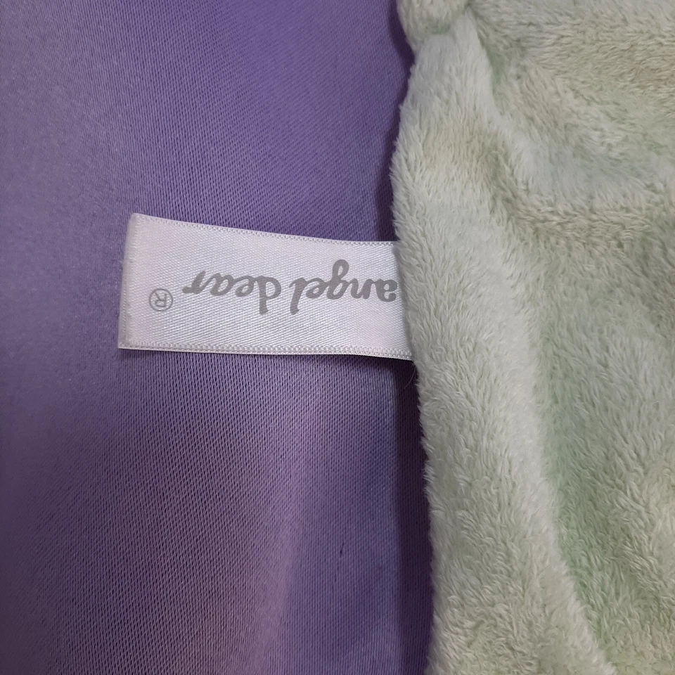 Angel Dear Frog Froggy Manta de Seguridad Lovey Verde Tostado Unisex 12 x 12 pulgadas Foto 3 de 4