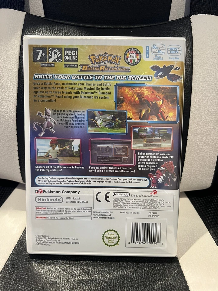 Pokemon: Battle Revolution (Nintendo Wii, 2007)  - Sealed Red Strip UK PAL - Image 3 of 4