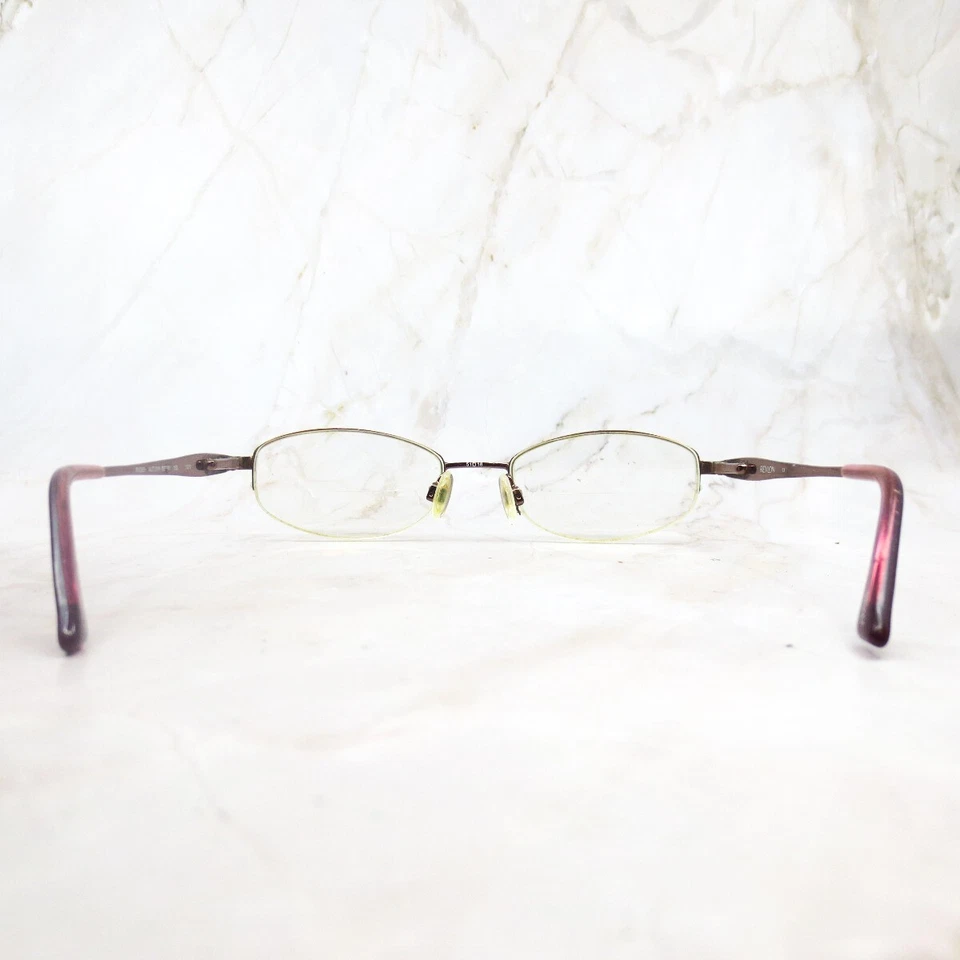 Revlon Eyeglasses Frame RV565 Women's Autumn Berry Metal Half Rim Oval 51-18-130 - Image 4 of 4