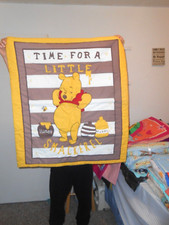 Pooh "Time for a little Smackeral" 2 Baby Quilt