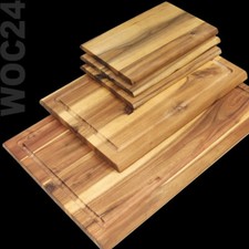 Akazien HOLZ Schneidebrett Holzbrett Frühstücksbrettchen Tranchierbrett Akazie