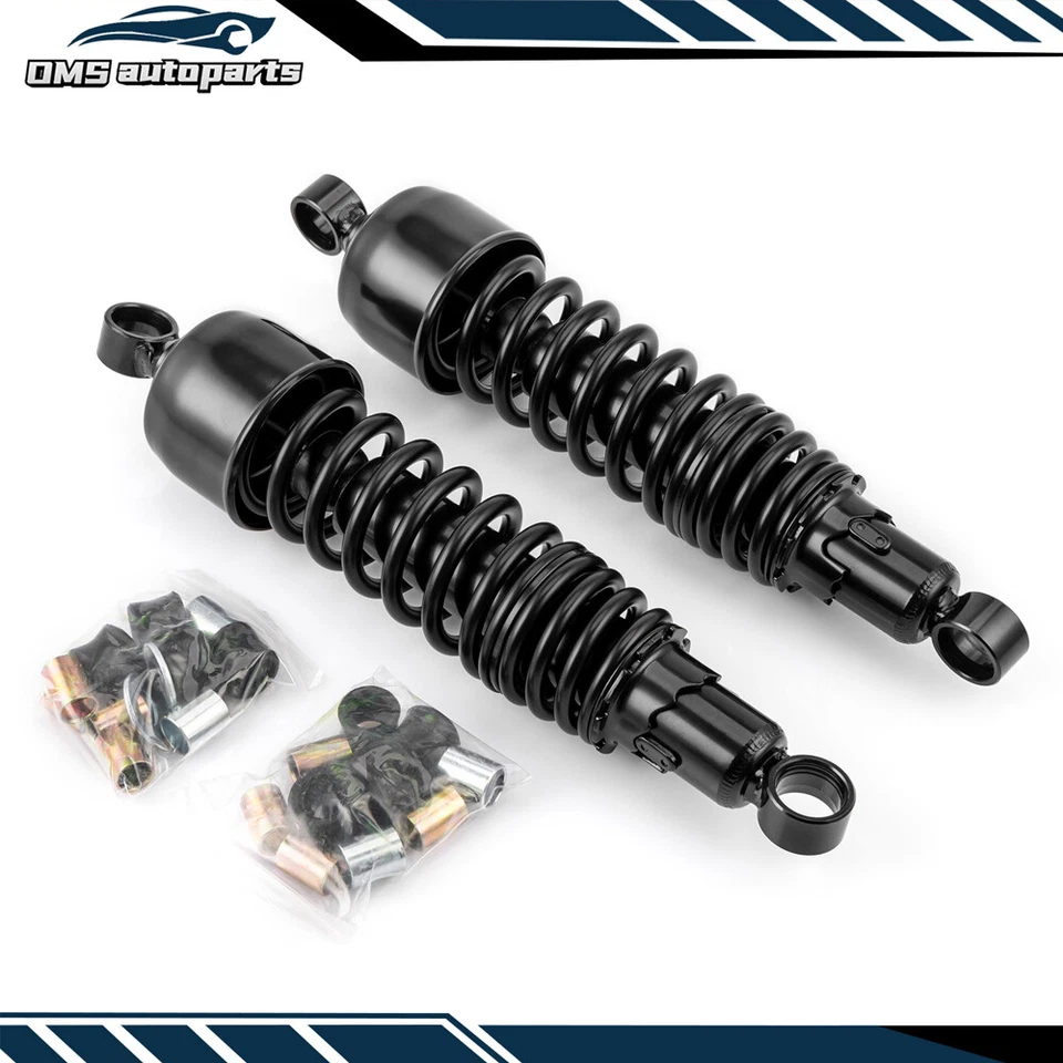 Amortiguadores traseros de 13" de alta resistencia con juego de resortes para Harley Sportster XL 883 1200 hierro Foto 3 de 4