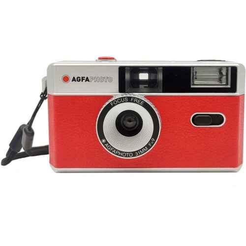 Agfa Photo 35mm Camera Analog To Film Vintage Red - Picture 1 of 1