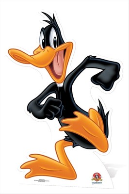 Daffy Duck Looney Tunes Taille Réelle Découpe Carton Debout