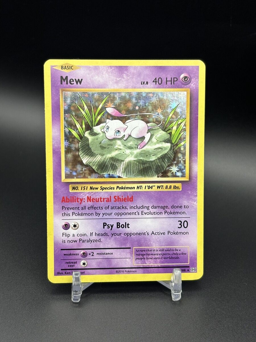 Pokemon - MEW 53/108 - XY Evolutions - Holo | eBay Pokemon - MEW 53/108 - XY Evolutions - Holo | eBay