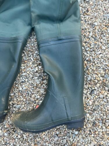 Pro Line 72301 2 Ply Nylon Chest Wader 72501-T Dark Green Size 10 - Picture 6 of 10