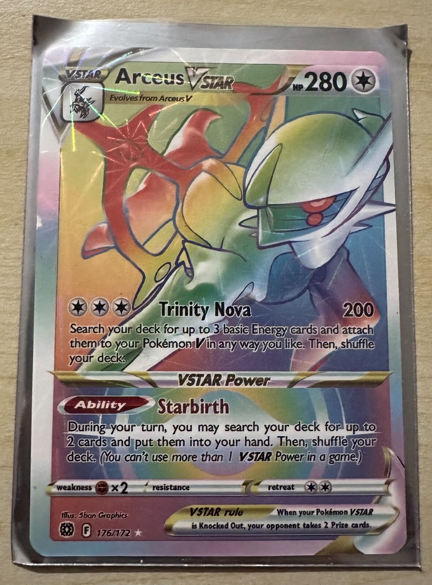 rainbow arceus pokemon card Dialga Palkia Credit Card Skin shuffle your deck The Cards of Pokmon TCG: