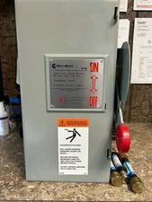 Power Master Heavy Duty Safety Switch  60 amp / 600 volts AC / Horsepower Rated