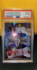 2019 Topps Chrome Mike Trout / Ronald Acuna Jr. 