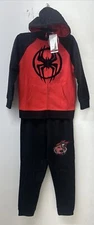 NWT - Spider-Man Spiderverse Boy's 2-Piece Hoodie & Jogger Set - PICK
