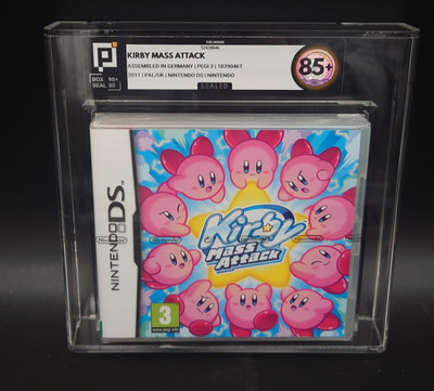 Kirby Mass Attack Nintendo DS Pixel 85+ Graded New Factory Sealed Mint Vga Wata