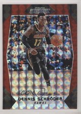 2017-18 Panini Prizm Mosaic Red Dennis Schroder #13 nh6