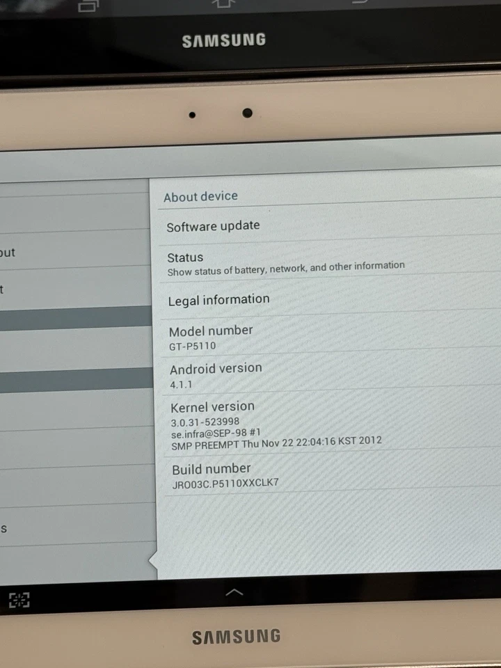 2x Samsung Galaxy Tab 2 10.1 Tablets – GT-P5110 & GT-P5100 - Image 4 of 4