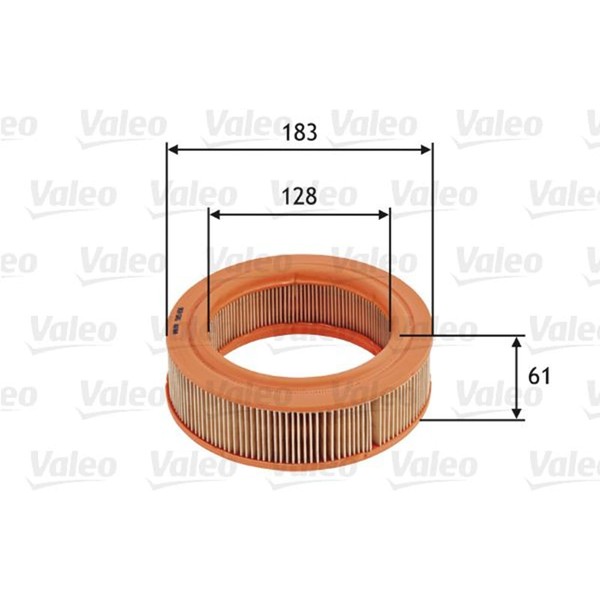 Valeo Luftfilter Filtereinsatz Passend FüR Ford Escort Fiesta Triumph 1500-image