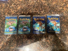 Pokemon Original vintages wrappers   Blastoise/Venusaur 