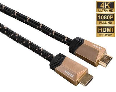 Hama 3m HDMI-Kabel 4K 2K HD HDR für TV PC Gaming Monitor Grafikkarte Beamer etc