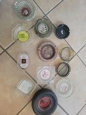 vintage glass ashtray Lot of 14