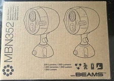 Mr Beams Spot Light System Networked Wireless Motion Sensing Outdoor LED 2 Pack