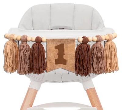 Cowboy 1St Birthday High Chair Banner - My First Rodeo Party Decorations, Wester