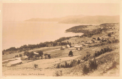 Pointe-au-Pic Cap a L'aigle Quebec Canada Antique RPPC Postcard 891