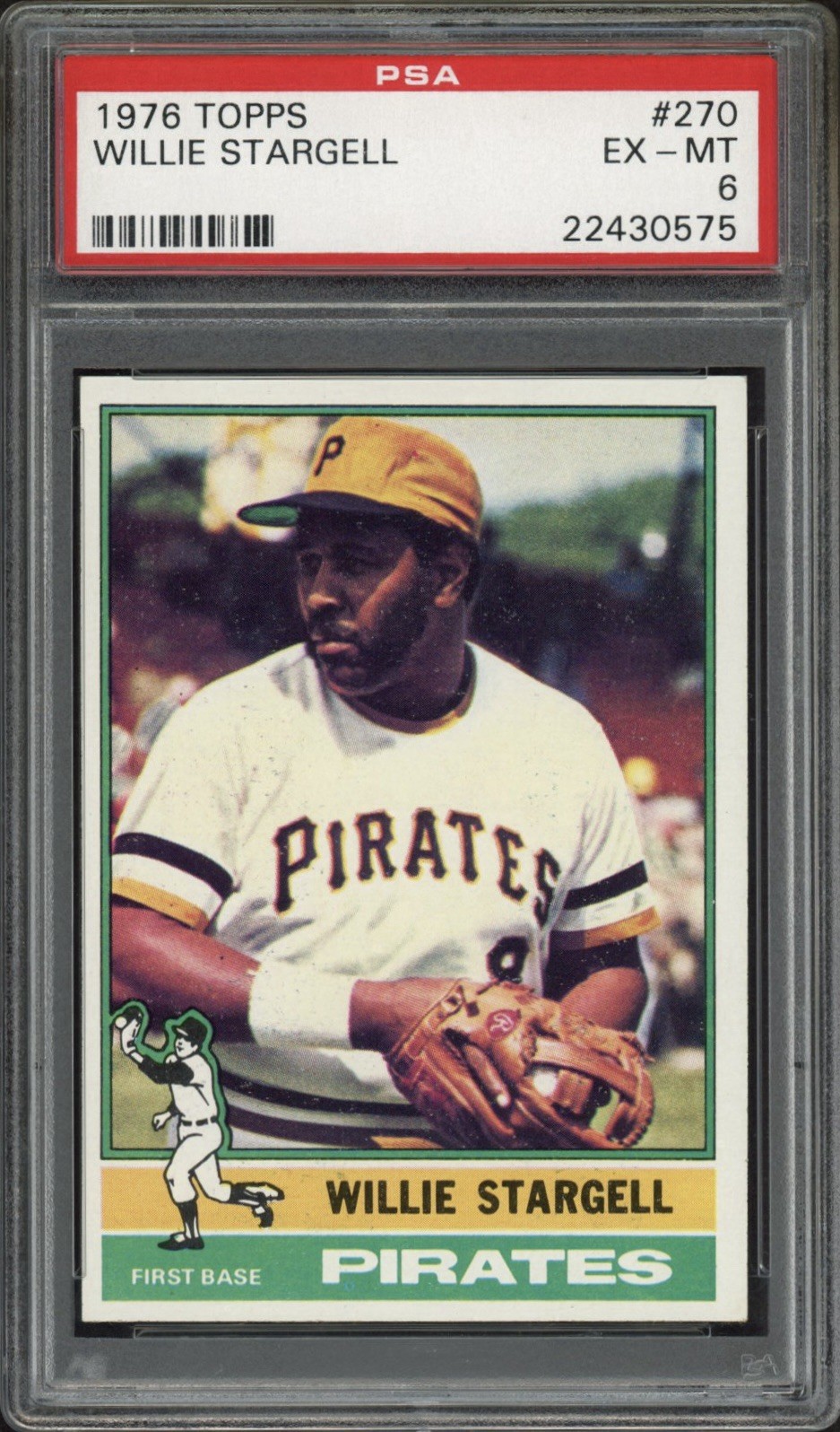 1976 Topps Willie Stargell #270 PSA 6 EX-MT HOF Pittsburgh Pirates