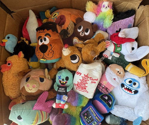 Bark Box Dog Toys Lot Bundle *RANDOM* 12 PCS SM Med LG mix Set READ DESCRIPTION