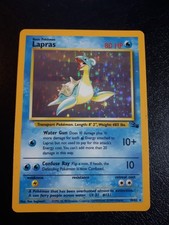 pokemon tcg lapras fossil 10/62 holo (heavy play) D29