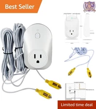 Hi-Lo Sump Pump Controller Dual Float Switch Overload Protection White