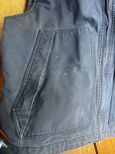 Carhartt Weste Herren Grau XL Canvas Quick Duck Jefferson Distressed 3M Thinsulate - Bild 3 von 12