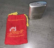 A1 VINTAGE ORBEX JON-E STANDARD HAND WARMER WITH ORIGINAL POUCH