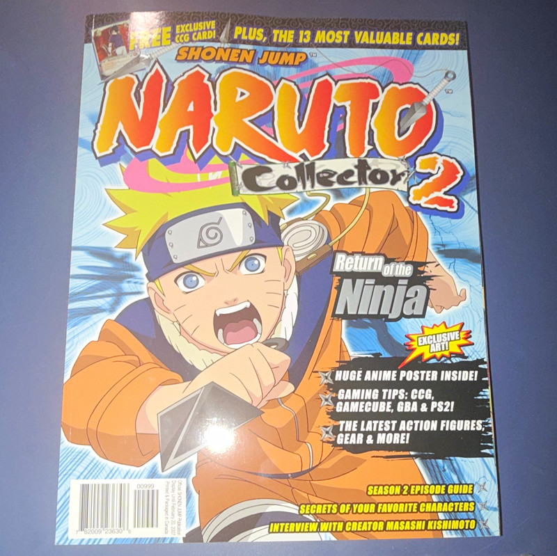 Shonen Jump Naruto Collector Collector's Edition 2 Return of the Ninja May 2006