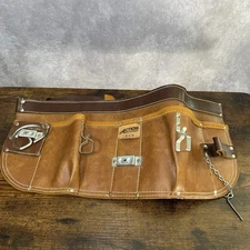 Action Leathercraft K428 Leather Tool Belt Superswinger USA Electrician Framer