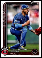 2025 Jorge Alcala Topps BASEBALL #336 Minnesota Twins