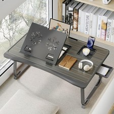 Laptop Desk for Bed, Adjustable Laptops Stand with 6 Different Angles, Portab...