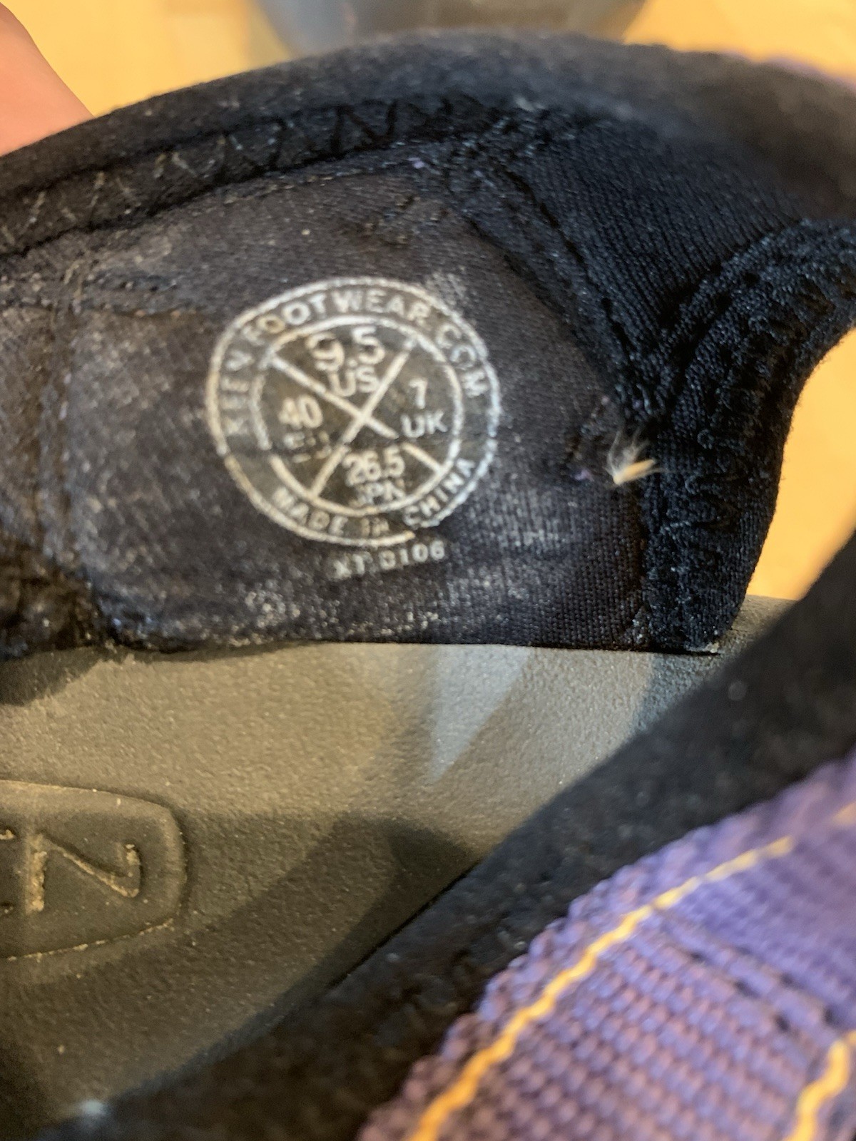 Sandali donna Keen Whisper XT viola escursionismo impermeabili taglia 9 5