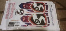 cricket bat stickers embossed