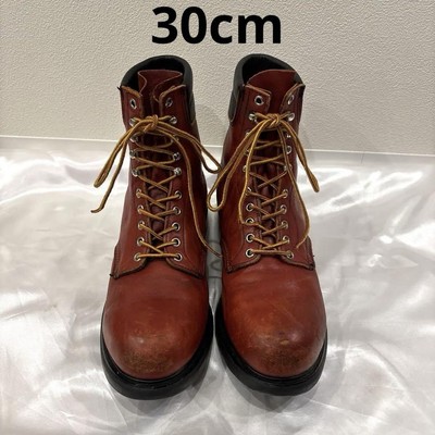 RedWing Boots 2204 Leather Brown US12D Shoes Auth F02242008