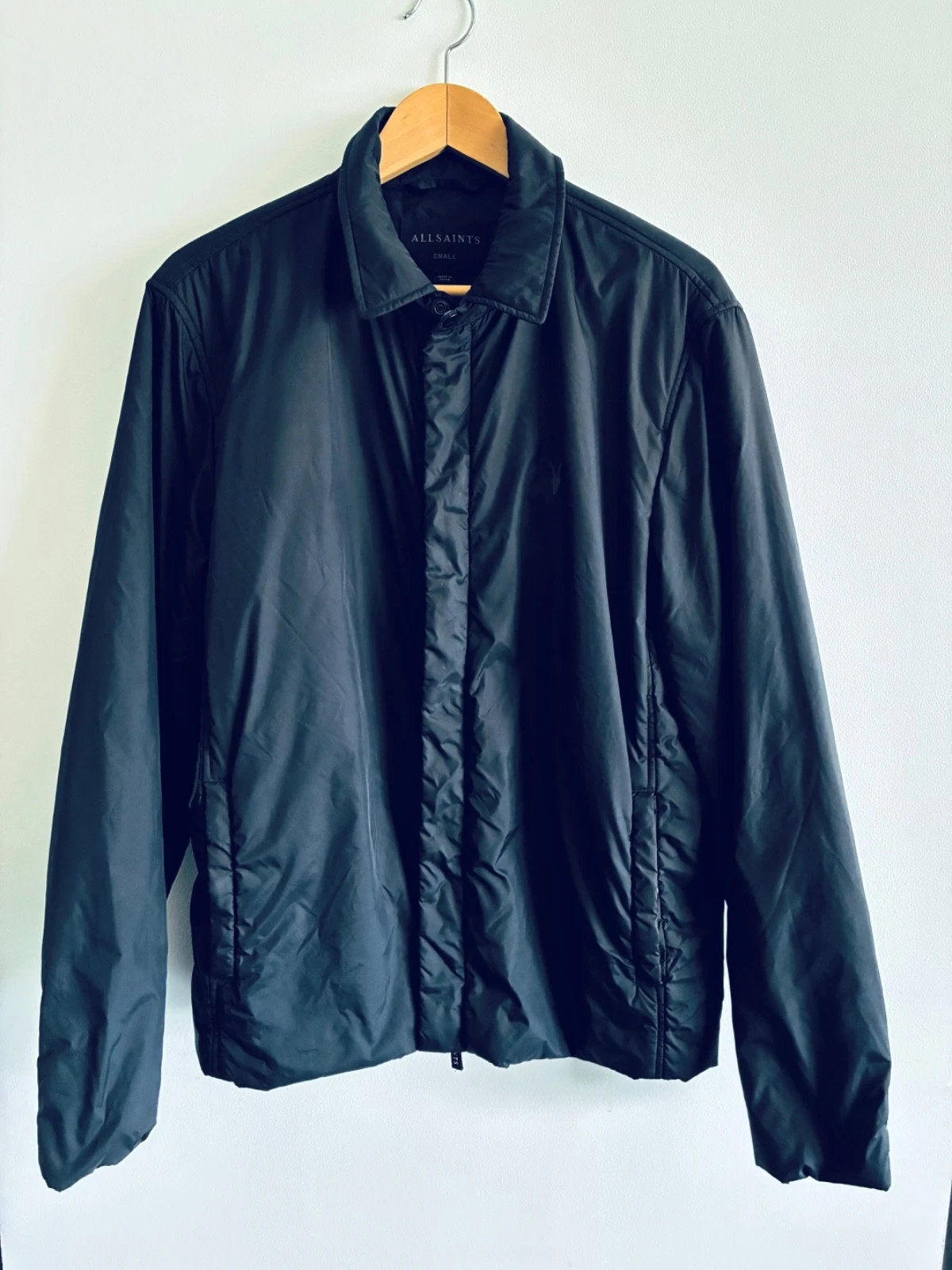 ALLSAINTS / PUFF JACKET / UNISEX / SMALL / ZIP UP & SNAP BUTTON / PRE-OWNED image 1