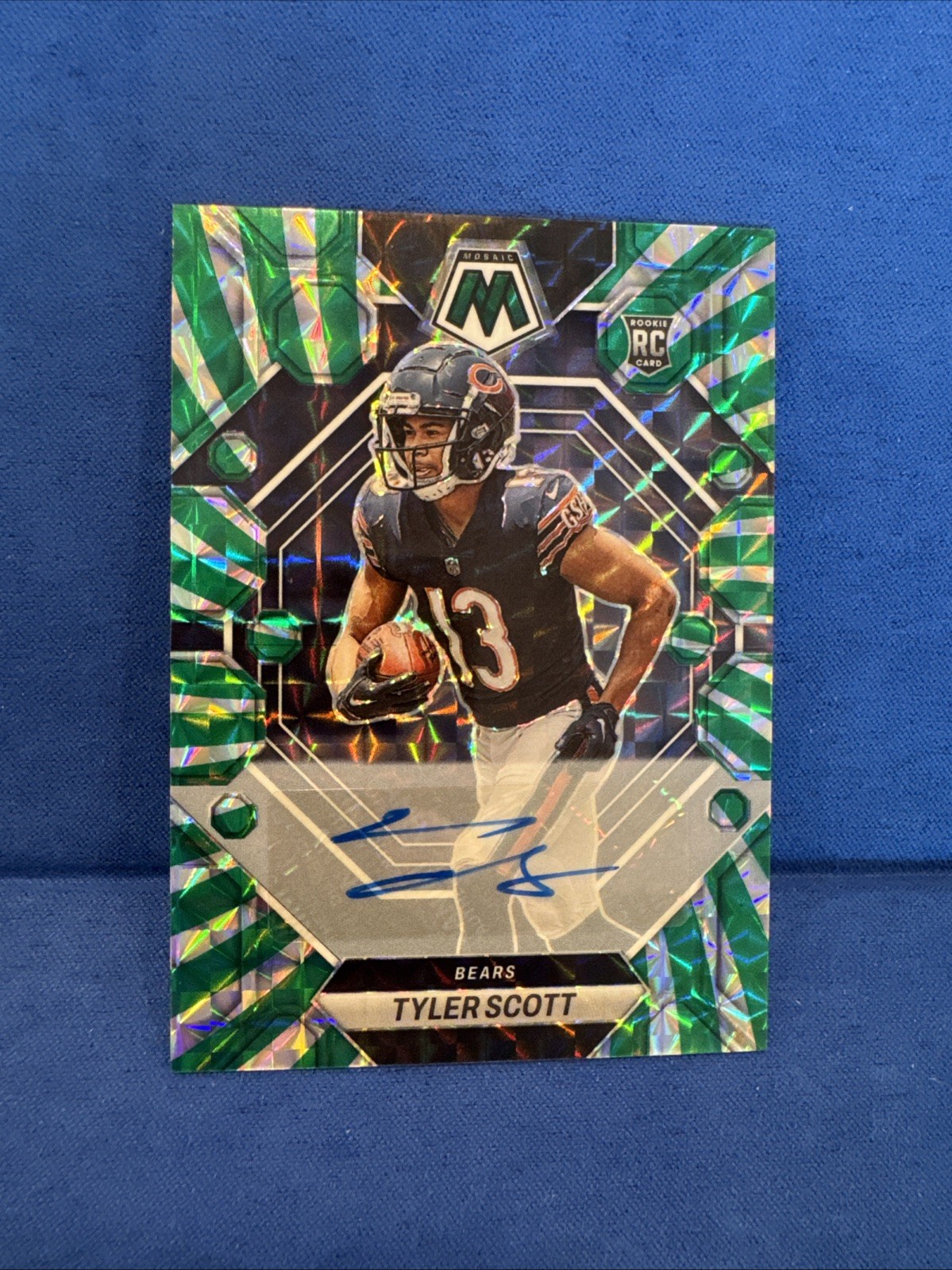 Tyler Scott Panini Mosaic #371 Autograph-Green Swirl